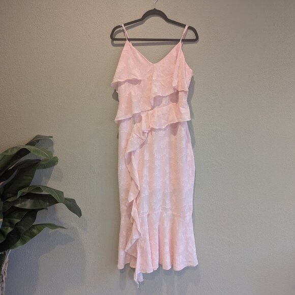 Wild Fable * Women’s Ruffle Midi Dress * Size XL – Pink 🌸 - Picture 2 of 5